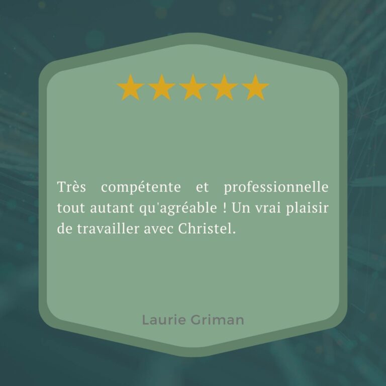 Christel CORSO secrétaire - avis client 4