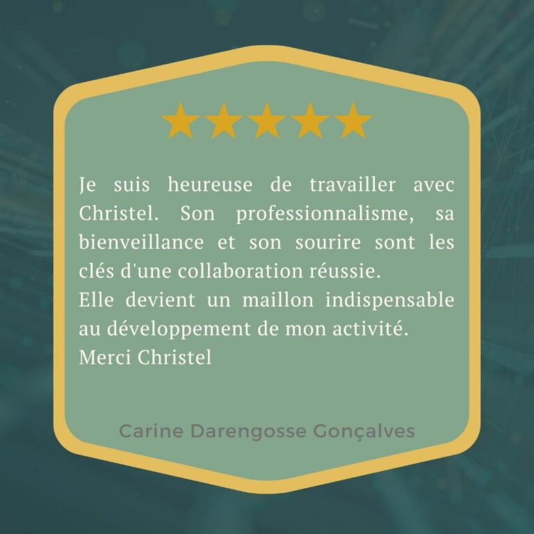 Christel CORSO secrétaire - avis client 5